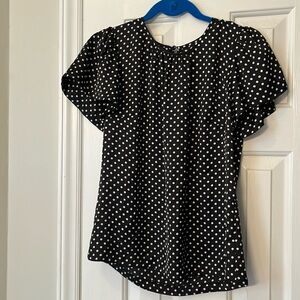 J.Crew polka dot shirt